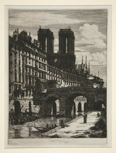 Den Lille Bro, Paris af Charles Meryon