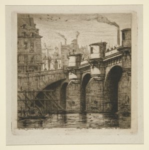 Pont-Neuf af Charles Meryon