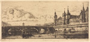 Pont-au-Change, Paris af Charles Meryon