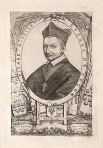Pierre Nivelle, biskop af Luzon, 1861. af Charles Meryon