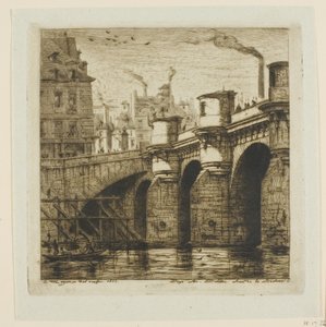 Pont Neuf, Paris af Charles Meryon