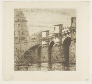 Pont Neuf, Paris af Charles Meryon