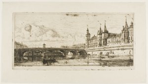 Pont au Change, Paris af Charles Meryon