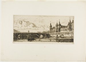 Pont au Change, Paris af Charles Meryon