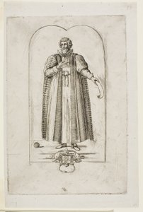 Portræt af François Viete af Charles Meryon
