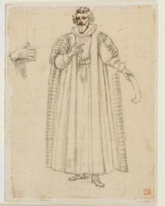 Portræt af François Viete af Charles Meryon