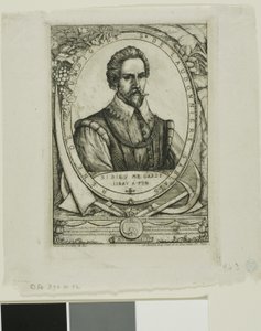 Portræt af René de Laudonnière Sablais (de Burdigale) af Charles Meryon