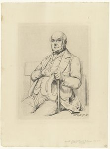 Portret af Casimir Le Conte af Charles Meryon