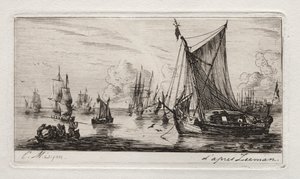 Sydhavsfiskere af Charles Meryon