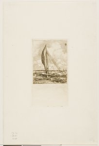 Swift-Sailing Proa, Mulgrave Archipelago, Oceanien af Charles Meryon