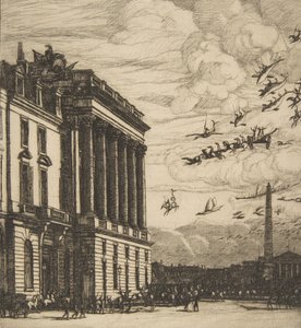 Admiralitetet, Paris, 1865. af Charles Meryon