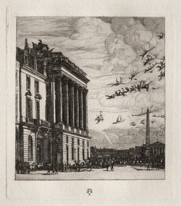 Admiralitetet, Paris, 1865. af Charles Meryon