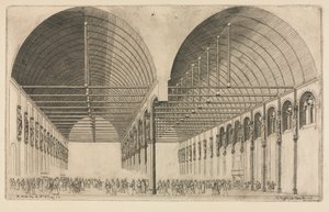 Forkammeret til Justitspaladset, Paris, 1855. af Charles Meryon