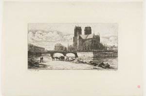 Apsis af Notre-Dame, Paris af Charles Meryon
