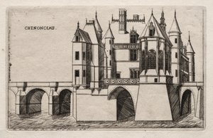 Chateau de Chenonceau af Charles Meryon