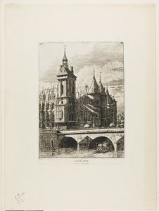 Klokketårnet, Paris af Charles Meryon