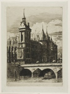 Klokketårnet, Paris af Charles Meryon