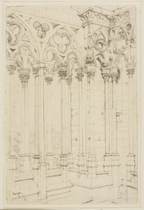 Galleriet i Notre-Dame, Paris af Charles Meryon