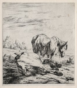 De to Heste af Charles Meryon