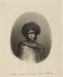 Tikao, der stammer fra Akaroa af Charles Meryon