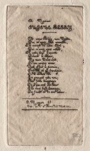 Vers til Eugene Bléry af Charles Meryon