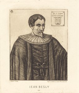 Jean Besly af Charles Meryon after Jaspar Isacsz