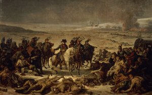 Efter slaget ved Eylau, 9. februar 1807 (olie på lærred)