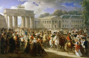 Fransk: Entrée de Napoléon à Berlin. 27 octobre 1806 Napoleon I