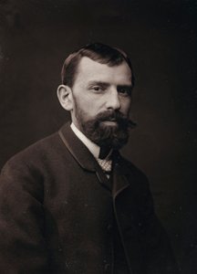 Kunstnerisk og biografisk Album, 5. Aar, Salon 1885; portræt af den franske maler Victor Gabriel Gilbert (1847-1933)