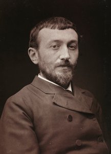Kunstnerisk og biografisk Album, 6. Aar, Salon 1885; portræt af maleren Alfred Henry Bramtot