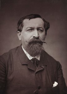 Kunstnerisk og biografisk Album, 6. Aar, Salon 1885; portræt af maleren Joseph Emile Gridel (1839-1901)