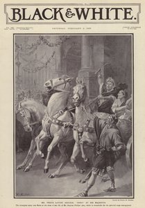 Den engelske skuespiller Herbert Beerbohm Tree medvirker i en produktion af Stephen Phillips