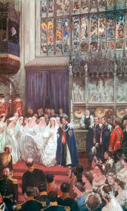 Kong Edward VII og dronning Alexandra blev gift i St. George