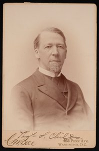 Portræt af Thomas Spencer Childs 1825-1914, før 1893.