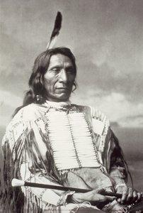 Red Cloud Chief (1822-1909) 1880 (s/h-billede)