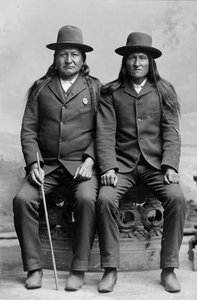 To måner og amerikansk hest, ca. 1889 af Charles Milton Bell