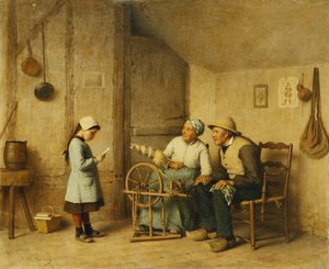 De stolte bedsteforældre, af Charles Moreau