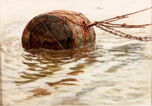 Bøje (kropsfarve) af Charles Napier Hemy