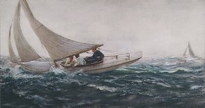 Sejlfrit af Charles Napier Hemy