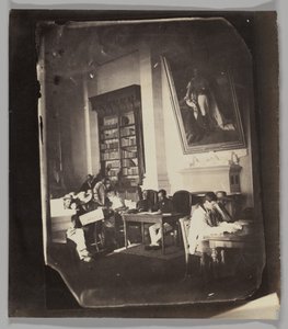 Det kejserlige asyl i Vincennes: biblioteket af Charles Nègre