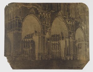 Portalen på sydsiden af katedralen i Chartres af Charles Nègre