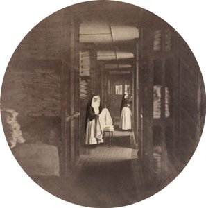 Asile Impérial de Vincennes: linnedrummet, 1859 (foto) af Charles Nègre