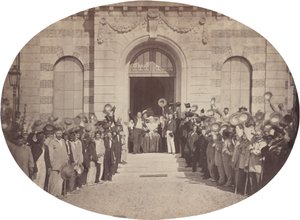 Imperial Asylum of Vincennes: 15. august, Salut til kejseren af Charles Nègre