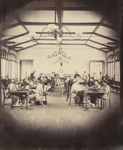 Imperial Asylum of Vincennes, spillelokale, 1858-59. af Charles Nègre