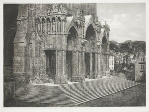 Chartres katedral af Charles Nègre