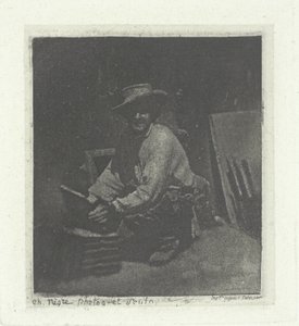 Knælende murer af Charles Nègre