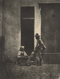 [Pifferari vender hjem]. af Charles Nègre