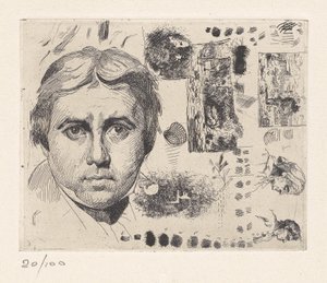 [Portræt af Jean Auguste Dominique Ingres]. af Charles Nègre