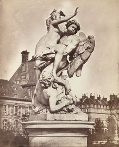 Statue af Tuilerierne: G. Marsy og A. Flamen: Boreas bortfører Orythia af Charles Nègre