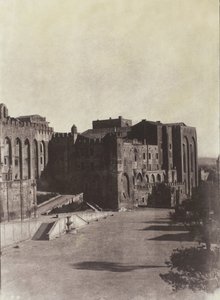 Pavens palads, Avignon, ca. 1851, trykt 1970. af Charles Nègre